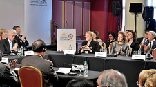 La princesse Lalla Salma prend part à la conférence mondiale de l'OMS sur les maladies non-transmissibles